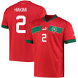 Achraf Hakimi Morocco 2 FIFA World Cup Jersey - Kit Captain