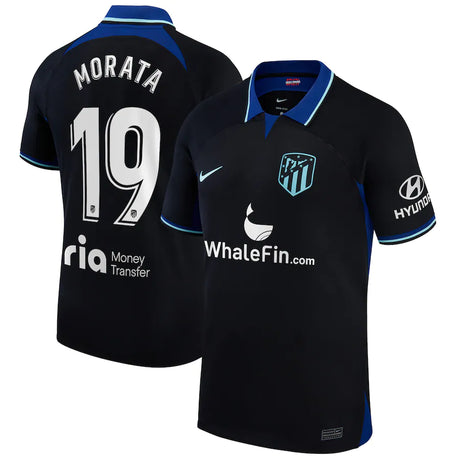 Alvaro Morata 19 Atletico Madrid Jersey - Kit Captain