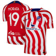 Alvaro Morata 19 Atletico Madrid Jersey - Kit Captain