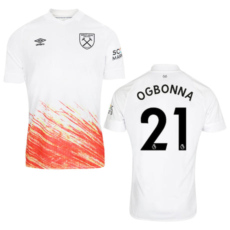 Angelo Ogbonna West Ham 21 Jersey - Kit Captain