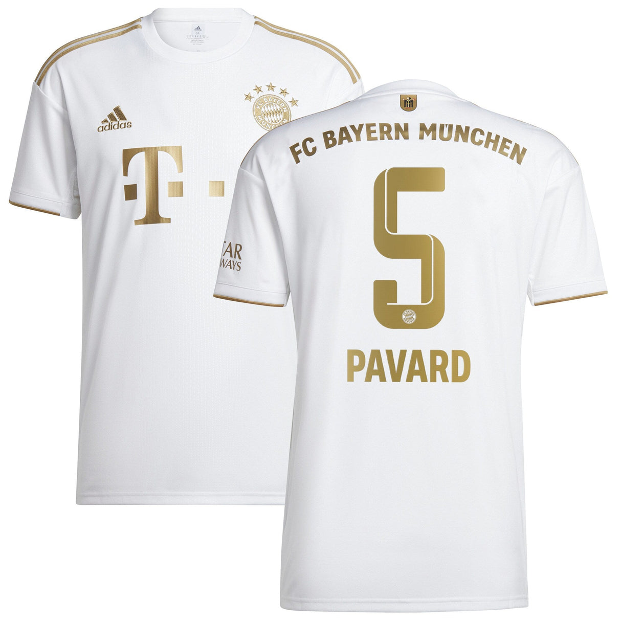 Benjamin Pavard Bayern Munich 5 Jersey - Kit Captain