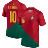 Bernardo Silva Portugal 10 FIFA World Cup Jersey - Kit Captain