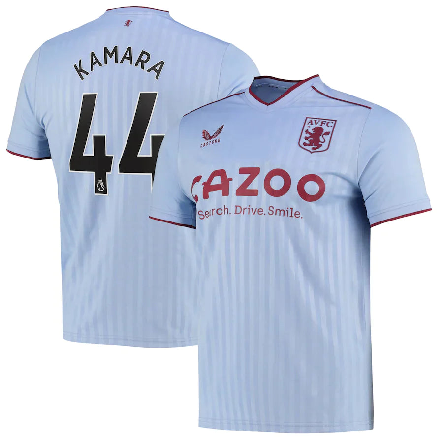 Boubacar Kamara Aston Villa 44 Jersey - Kit Captain