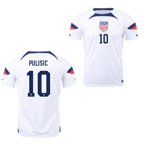 Christian Pulisic USA 10 FIFA World Cup Jersey - Kit Captain