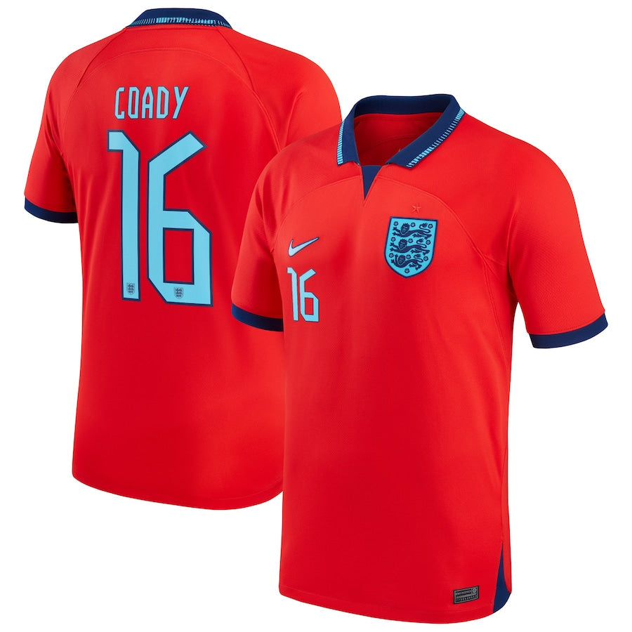 Conor Coady England 16 FIFA World Cup Jersey - Kit Captain