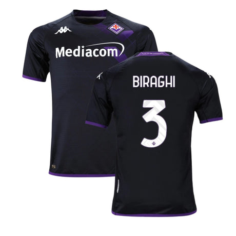 Cristiano Biraghi ACF Fiorentina 3 Jersey - Kit Captain