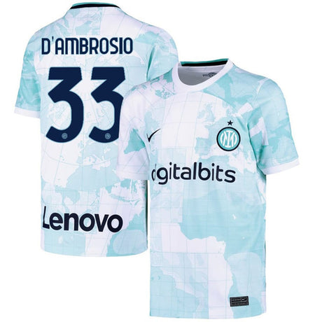 Danilo D'Ambrosio Inter Milan 33 Jersey - Kit Captain