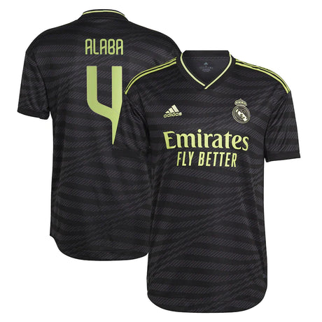 David Alaba Real Madrid 4 Jersey - Kit Captain