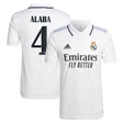 David Alaba Real Madrid 4 Jersey - Kit Captain