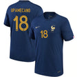 Dayot Upamecano France 18 FIFA World Cup Jersey - Kit Captain