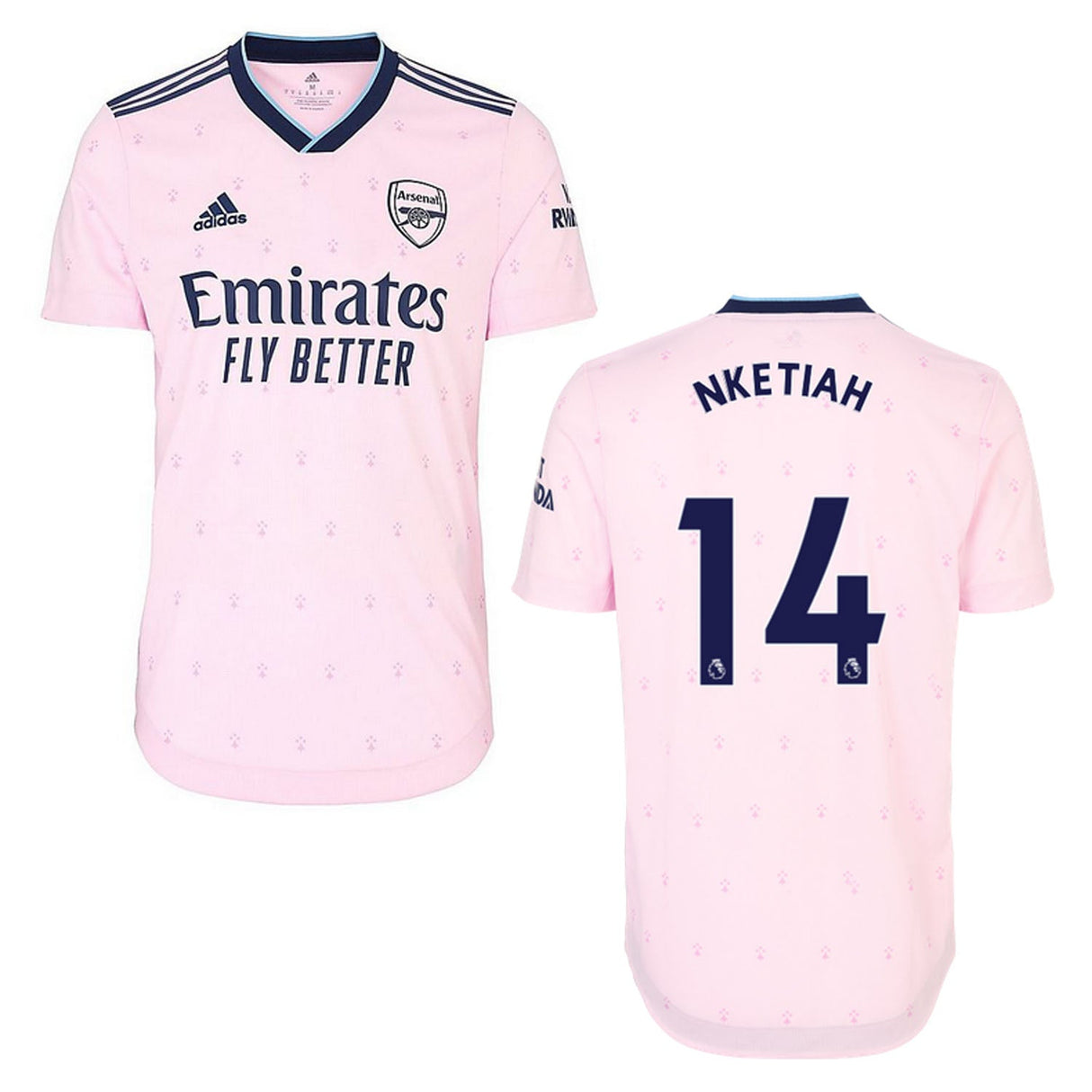 Eddie Nketiah Arsenal 14 Jersey - Kit Captain