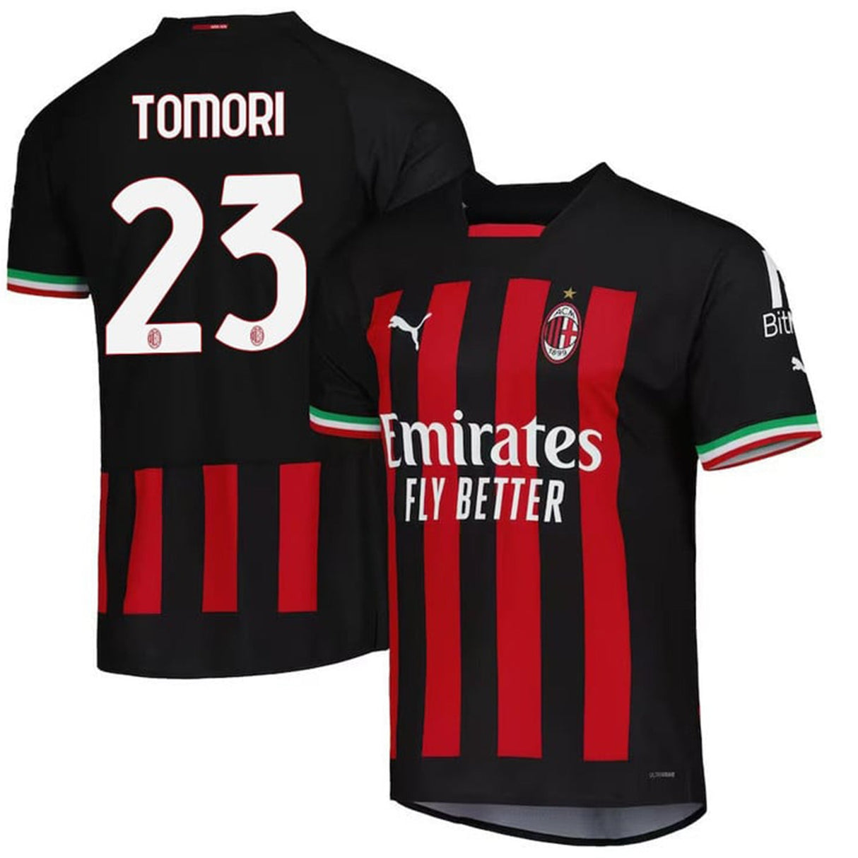 Fikayo Tomori AC Milan 23 Jersey - Kit Captain