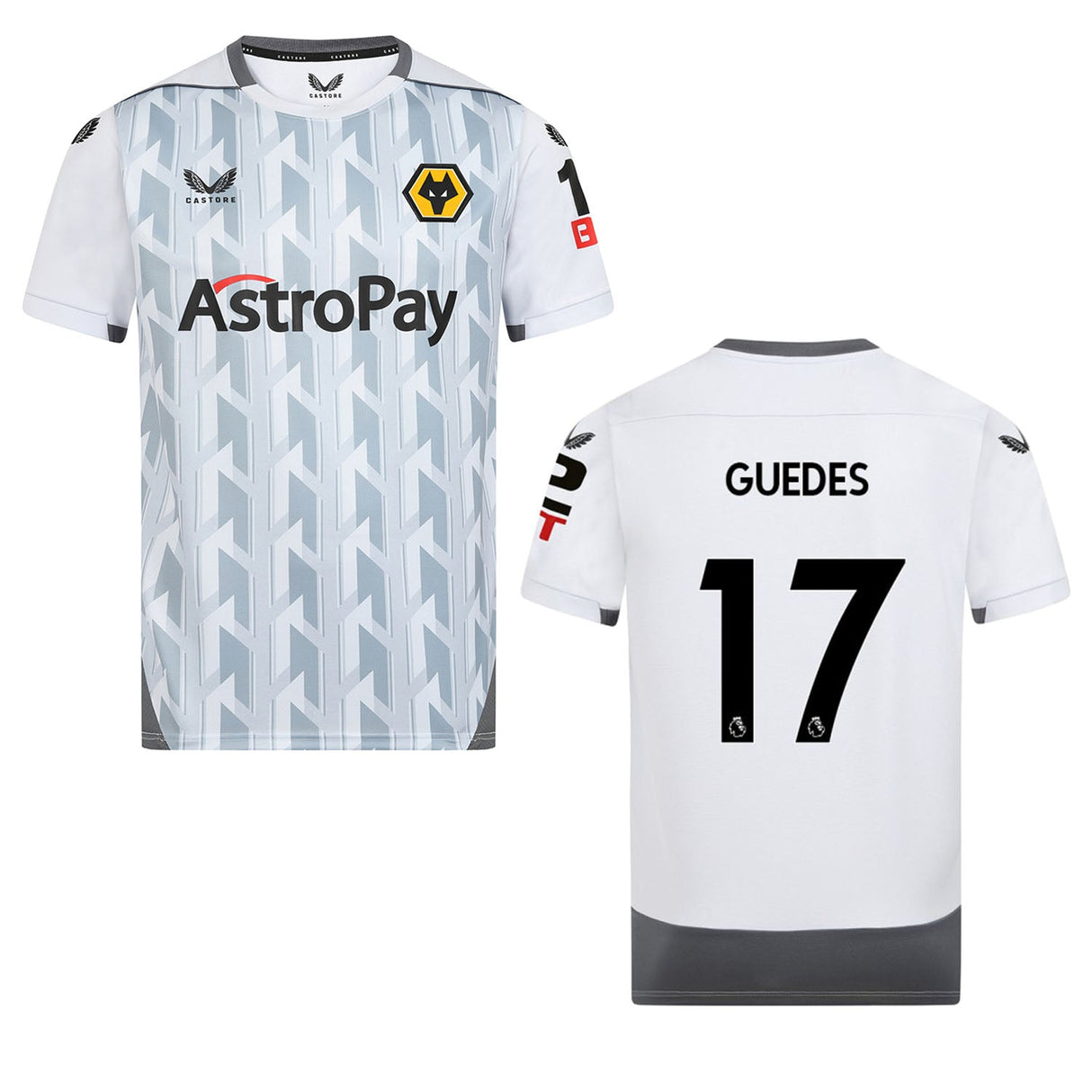 Goncalo Guedes Wolves 17 Jersey - Kit Captain