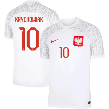 Grzegorz Krychowiak Poland 10 FIFA World Cup Jersey - Kit Captain