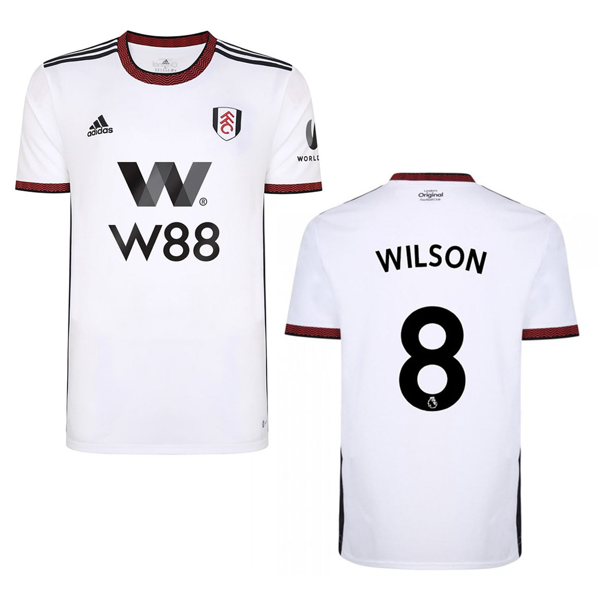 Harry Wilson Fulham 8 Jersey - Kit Captain