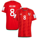 Harry Wilson Wales 8 Fifa World Cup Jersey - Kit Captain