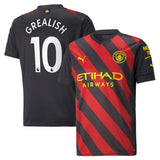 Jack Grealish Man City 10 Jersey - Kit Captain