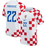 Josip Juranovic Croatia 22 FIFA World Cup Jersey - Kit Captain