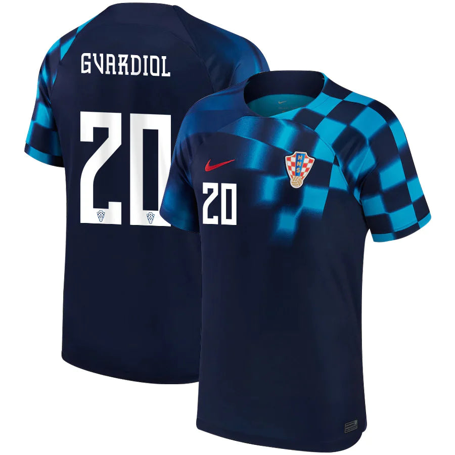 Josko Gvardiol Croatia 20 FIFA World Cup Jersey - Kit Captain