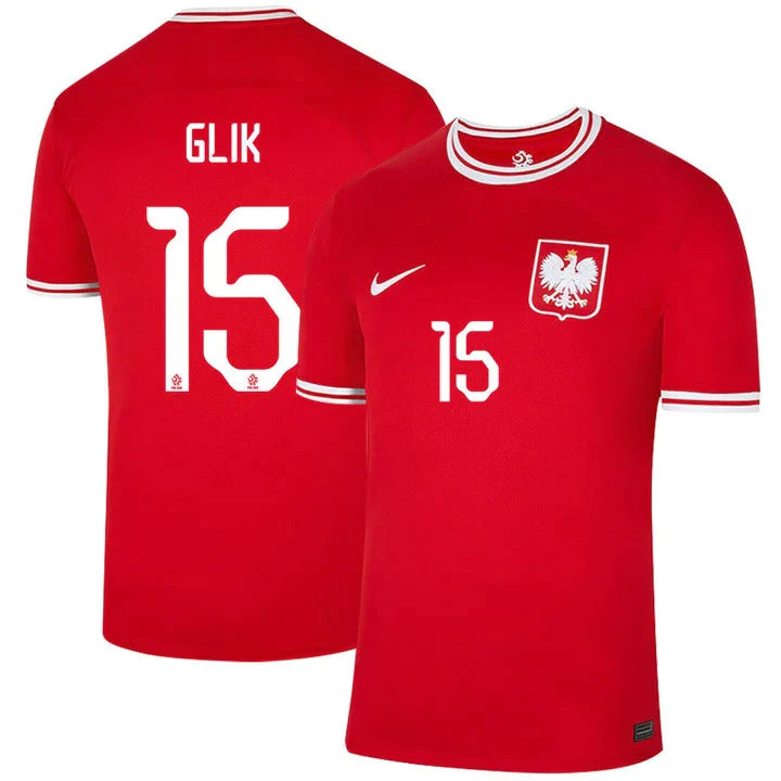 Kamil Glik Poland 15 FIFA World Cup Jersey - Kit Captain