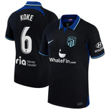 Koke Atletico Madrid 6 Jersey - Kit Captain