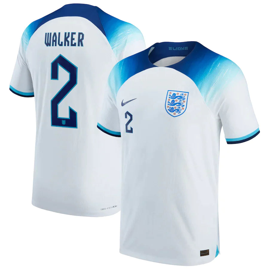 Kyle Walker England 2 FIFA World Cup Jersey - Kit Captain