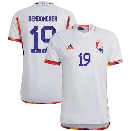 Leander Dendoncker Belgium 19 FIFA World Cup Jersey - Kit Captain