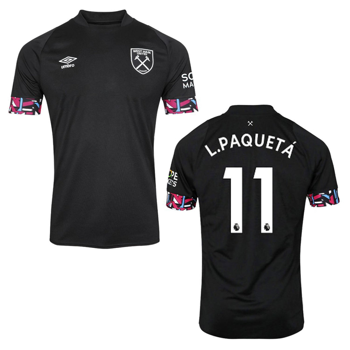 Lucas Paqueta West Ham 11 Jersey - Kit Captain