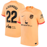 Mario Hermoso Atletico Madrid 22 Jersey - Kit Captain