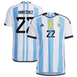 Lautaro Martinez 22 FIFA World Cup Jersey - Kit Captain