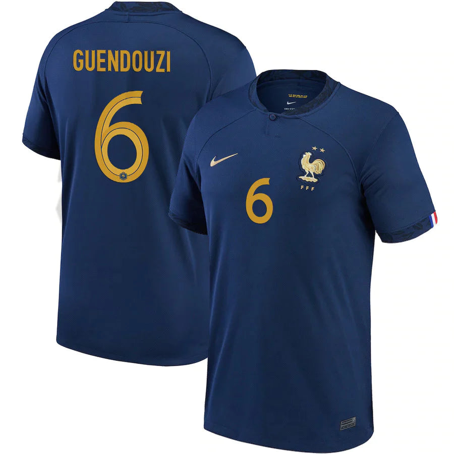 Matteo Guendouzi France 6 FIFA World Cup Jersey - Kit Captain