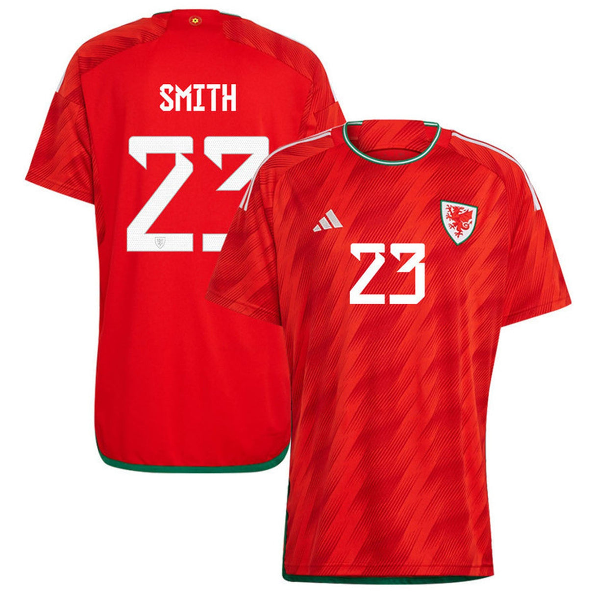 Matthew Smith Wales 23 Fifa World Cup Jersey - Kit Captain