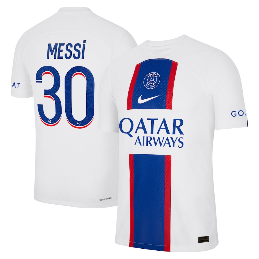 Lionel Messi PSG 30 Jersey - Kit Captain