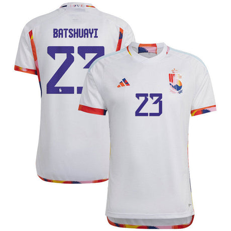 Michy Batshuayi Beligum 23 FIFA World Cup Jersey - Kit Captain