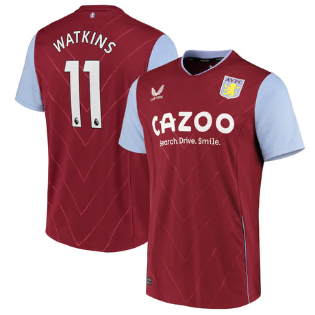 Ollie Watkins Aston Villa 11 Jersey - Kit Captain