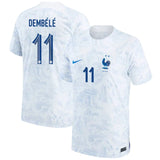 Ousmane Dembele France 11 FIFA World Cup Jersey - Kit Captain