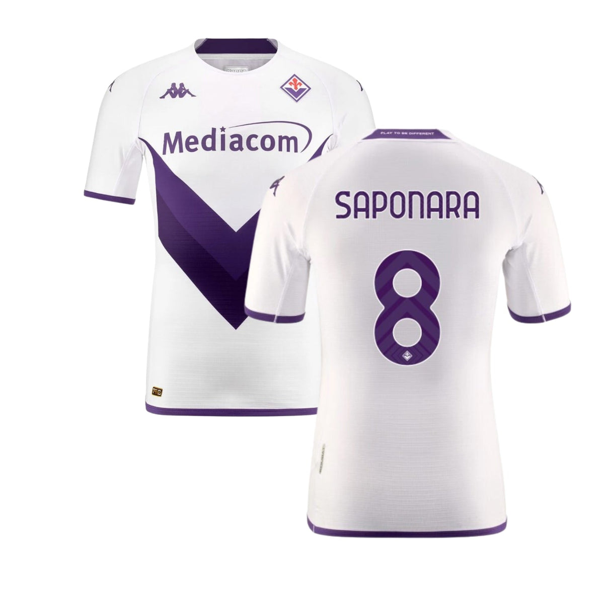 Riccardo Saponara ACF Fiorentina 8 Jersey - Kit Captain