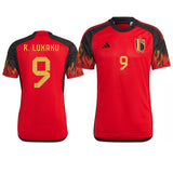 Romelu Lukaku Belgium 9 FIFA World Cup Jersey - Kit Captain