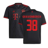 Ryan Gravenberch Bayern Munich 38 Jersey - Kit Captain