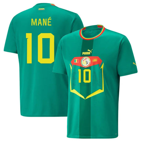 Sadio Mane Senegal 10 FIFA World Cup Jersey - Kit Captain