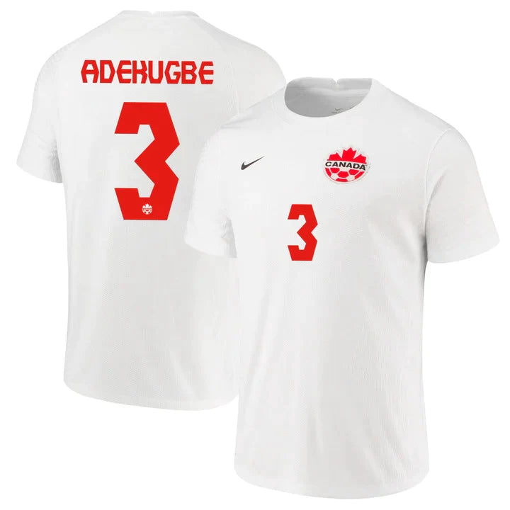 Sam Adekugbe Canada 3 FIFA World Cup Jersey - Kit Captain