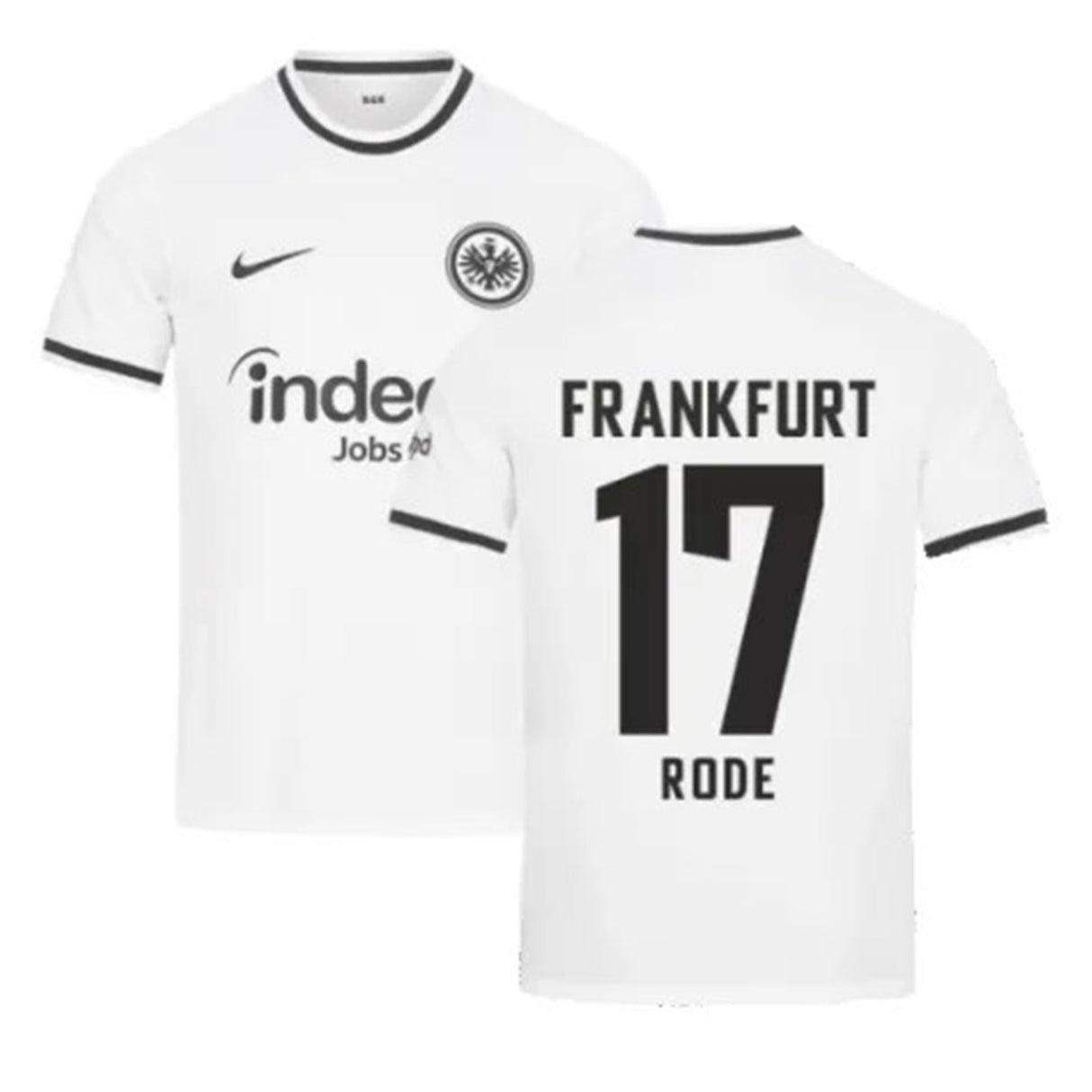 Sebastian Rode Eintracht Frankfurt 17 Jersey - Kit Captain