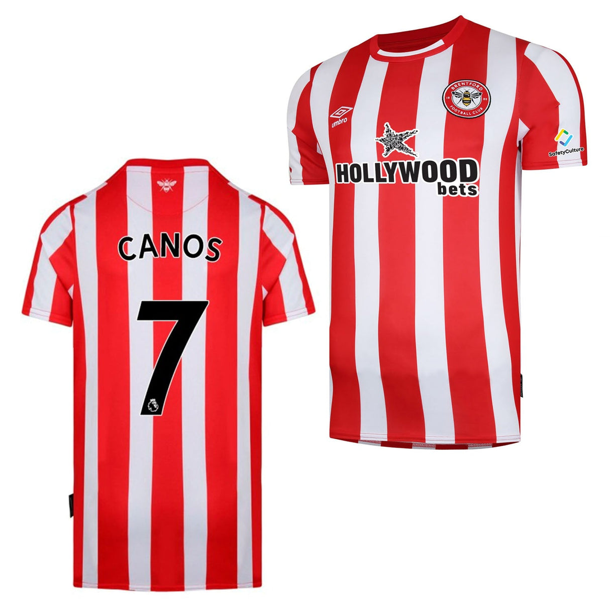 Sergi Canos Brentford 7 Jersey - Kit Captain