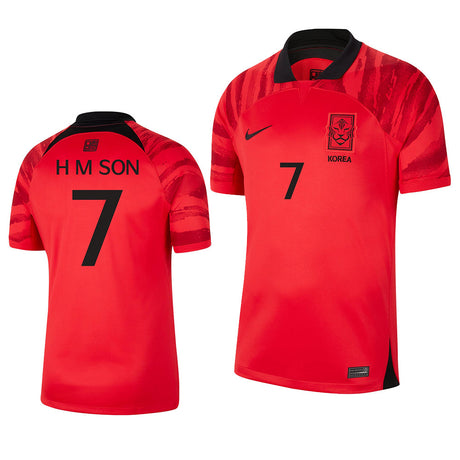 Son Heung-Min South Korea 7 FIFA World Cup Jersey - Kit Captain