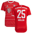 Thomas Muller Bayern Munich 25 Jersey - Kit Captain