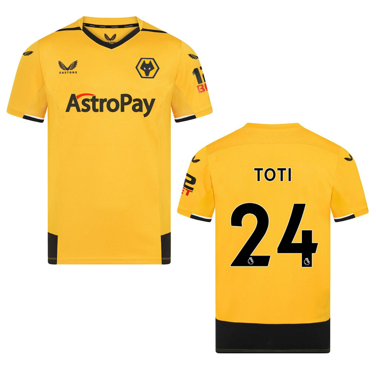 Toti Wolves 24 Jersey - Kit Captain