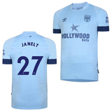 Vitaly Janelt Brentford 27 Jersey - Kit Captain