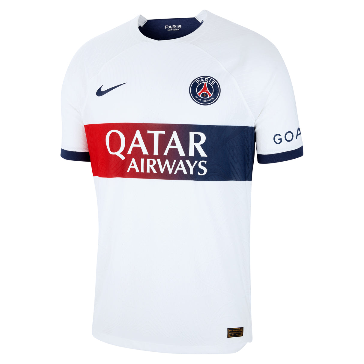 Paris Saint-Germain Nike Away Dri Fit Adv Match Shirt 2023-24 with Kimpembe 3 printing - Kit Captain