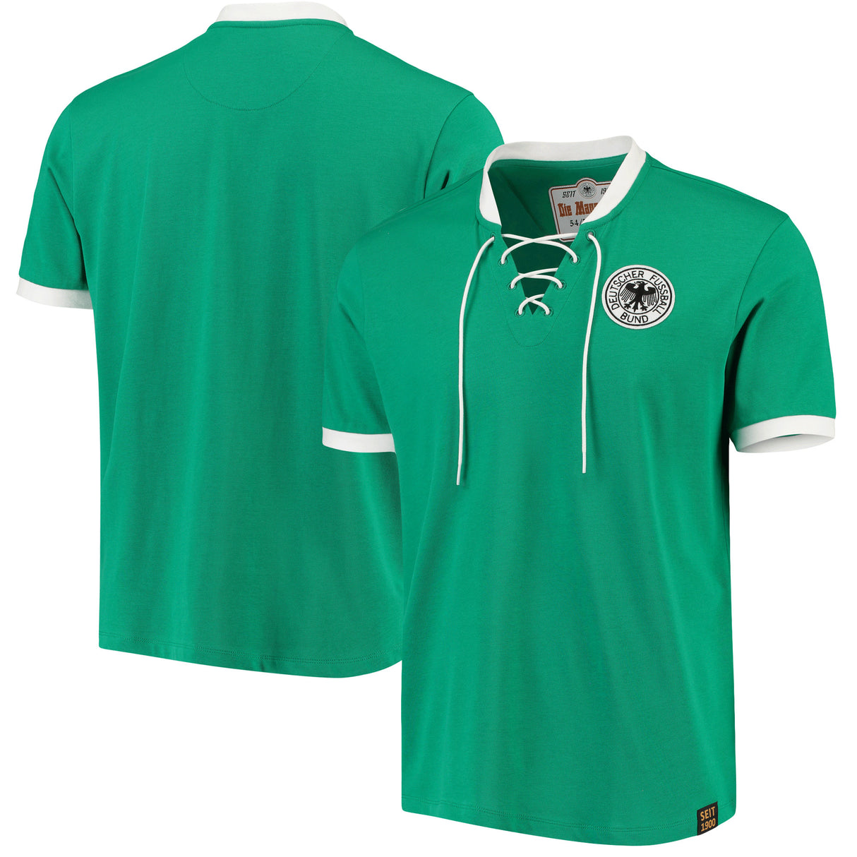 DFB Retro Away 1954 Shirt - Green - Mens - Kit Captain