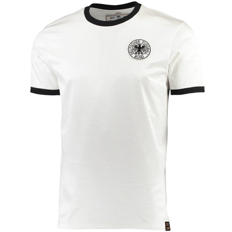 DFB Retro Home 1974 Shirt - White - Mens - Kit Captain